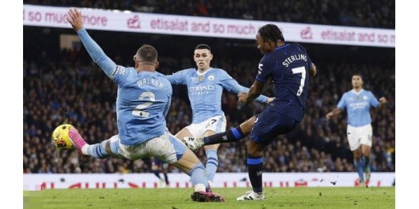 O Manchester City perdeu a chance de avançar para o topo da tabela sem derrotar o Chelsea